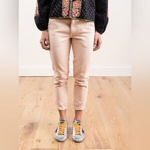 AMO Slouch Trouser Pale Pink Size 25